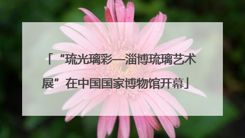 “琉光璃彩—淄博琉璃艺术展”在中国国家博物馆开幕