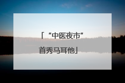 “中医夜市”首秀马耳他
