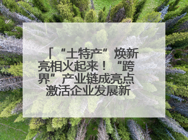 “土特产”焕新亮相火起来！“跨界”产业链成亮点 激活企业发展新增长点