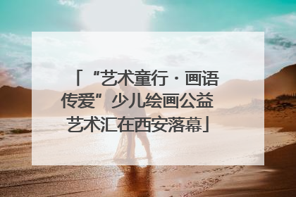 “艺术童行・画语传爱”少儿绘画公益艺术汇在西安落幕