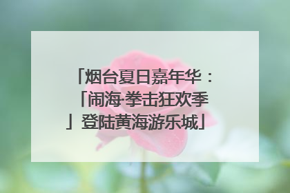 烟台夏日嘉年华：「闹海·拳击狂欢季」登陆黄海游乐城