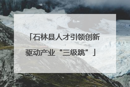 石林县人才引领创新驱动产业“三级跳”