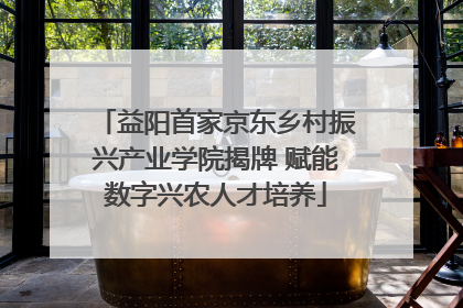 益阳首家京东乡村振兴产业学院揭牌 赋能数字兴农人才培养