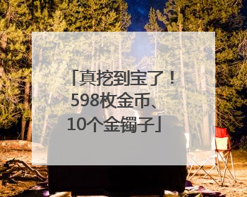 真挖到宝了！598枚金币、10个金镯子