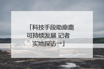 科技手段助麋鹿可持续发展 记者实地探访→