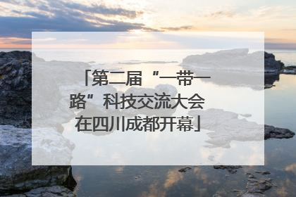 第二届“一带一路”科技交流大会在四川成都开幕