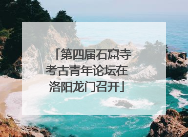 第四届石窟寺考古青年论坛在洛阳龙门召开