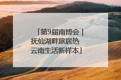 第9届南博会｜抚仙湖畔旅居热 云南生活新样本