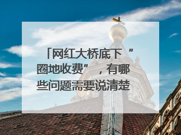 网红大桥底下“圈地收费”，有哪些问题需要说清楚｜新京报快评