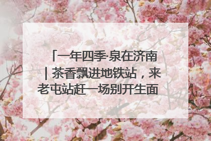 一年四季·泉在济南｜茶香飘进地铁站，来老屯站赶一场别开生面的“茶韵市集”！