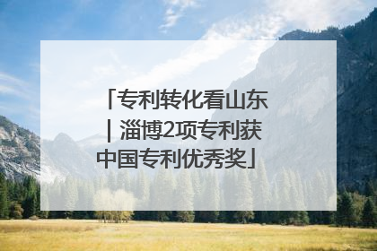 专利转化看山东｜淄博2项专利获中国专利优秀奖