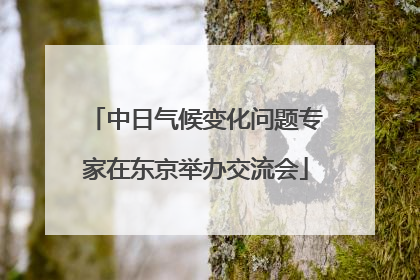 中日气候变化问题专家在东京举办交流会