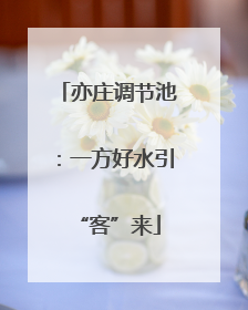 亦庄调节池：一方好水引“客”来