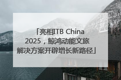亮相ITB China 2025，鲸鸿动能文旅解决方案开辟增长新路径