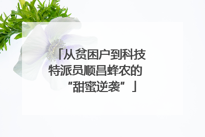 从贫困户到科技特派员顺昌蜂农的“甜蜜逆袭”