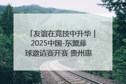 友谊在竞技中升华｜2025中国-东盟藤球邀请赛开赛 贵州惠水燃动“空中芭蕾”
