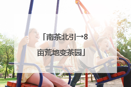 南茶北引→8亩荒地变茶园
