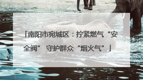 南阳市宛城区：拧紧燃气“安全阀” 守护群众“烟火气”