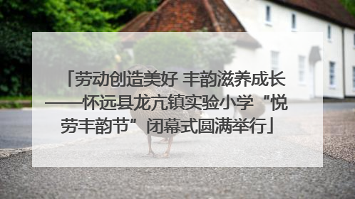 劳动创造美好 丰韵滋养成长——怀远县龙亢镇实验小学“悦劳丰韵节”闭幕式圆满举行