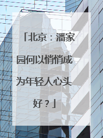 北京：潘家园何以悄悄成为年轻人心头好？