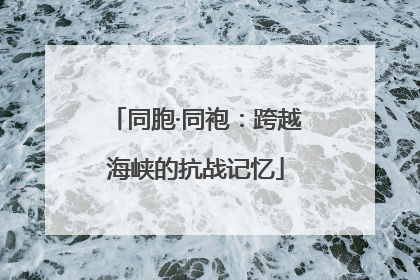 同胞·同袍：跨越海峡的抗战记忆