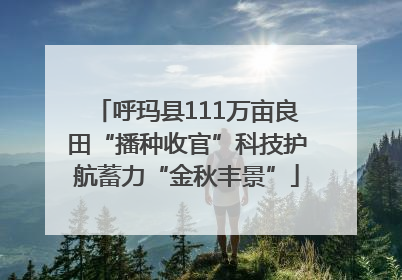 呼玛县111万亩良田“播种收官”科技护航蓄力“金秋丰景”
