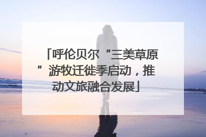 呼伦贝尔“三美草原”游牧迁徙季启动，推动文旅融合发展