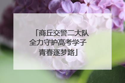 商丘交警二大队全力守护高考学子青春逐梦路