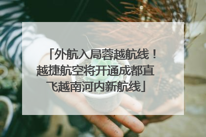 外航入局蓉越航线！越捷航空将开通成都直飞越南河内新航线