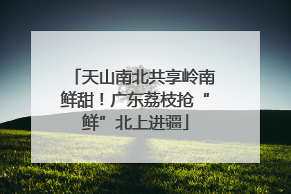 天山南北共享岭南鲜甜！广东荔枝抢“鲜”北上进疆