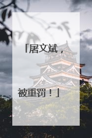 屠文斌，被重罚！