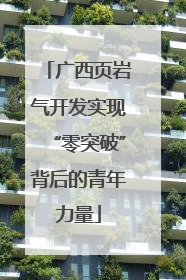 广西页岩气开发实现“零突破”背后的青年力量