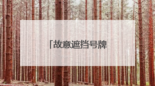故意遮挡号牌，这些货车被“点名”！