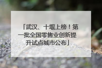武汉、十堰上榜！第一批全国零售业创新提升试点城市公布