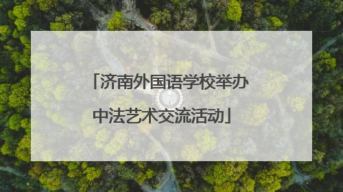 济南外国语学校举办中法艺术交流活动
