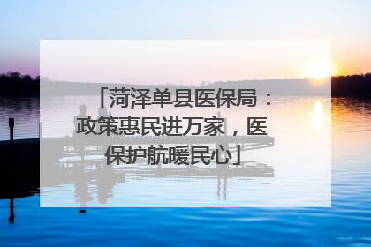 菏泽单县医保局：政策惠民进万家，医保护航暖民心
