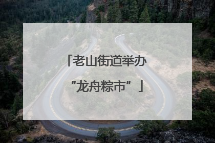 老山街道举办“龙舟粽市”
