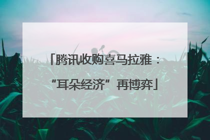 腾讯收购喜马拉雅：“耳朵经济”再博弈