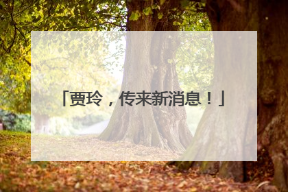贾玲，传来新消息！