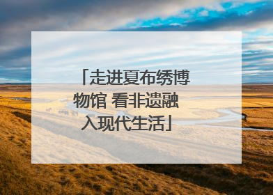 走进夏布绣博物馆 看非遗融入现代生活