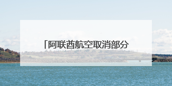 阿联酋航空取消部分往返伊拉克、约旦、黎巴嫩和伊朗的航班