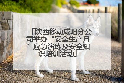 陕西移动咸阳分公司举办“安全生产月”应急演练及安全知识培训活动