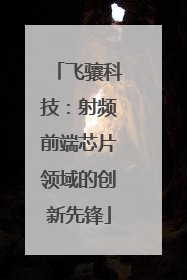 飞骧科技：射频前端芯片领域的创新先锋
