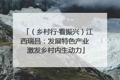 （乡村行·看振兴）江西瑞昌：发展特色产业 激发乡村内生动力