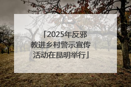 2025年反邪教进乡村警示宣传活动在昆明举行