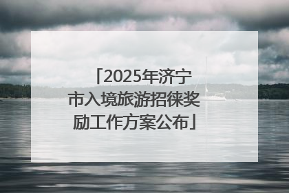 2025年济宁市入境旅游招徕奖励工作方案公布