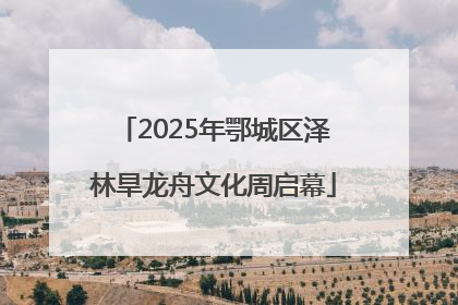 2025年鄂城区泽林旱龙舟文化周启幕