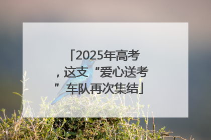 2025年高考，这支“爱心送考”车队再次集结