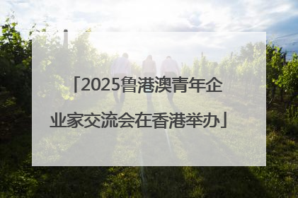 2025鲁港澳青年企业家交流会在香港举办