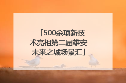 500余项新技术亮相第二届雄安未来之城场景汇